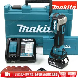 マキタ 18V 充電式マルチツール TM52DRG 6.0Ah Li-ion電池(BL1860B)1個 充電器(DC18RF) ケース【※沖縄県への注文受付・配送不可】