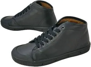 ＼最大10％クーポン有 4/25限定／スプリングコート SPRING COURT レディース スニーカー B2 ナッパ レザー ミッドカット カジュアルシューズ 靴 紐靴 B2S-V5 ブラック/ブラック ホワイト 送料無料 最