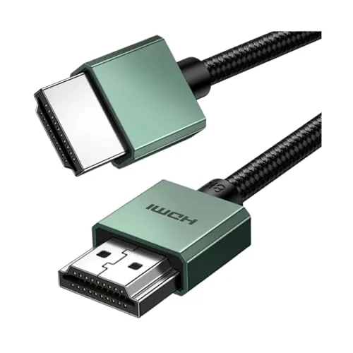 8K@60Hz HDMI ケーブル (3D、HDCP) - UGREEN/Xiaomi/ボックス/スプリッター/スイッチャー/コンピューター/ラップトップ/ディスプレイと互換性あり、UHD ビデオ伝送用(5m)