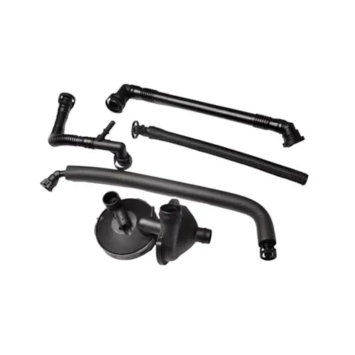 クランクケースベンチレーションパイプ Compatible With For 320i 325xi 330i 330xi 525i 530i 2001 2002 2003 2004 2005 クランクケース換気バルブブリーザーホースキット 84818039