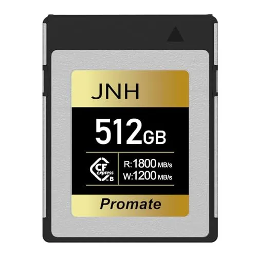 CFカード CFexpress Type B メモリーカード 512GB 【DRAM搭載】コンパクトフラッシュカード Type-B R:1800MB/s W:1200MB/s 8K 4K ビデオ JNH CFX-512GB02/JP メーカー5年保証