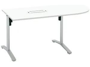 【マラソン限定★ポイント2倍】【メーカー直送】コクヨ ミーティングテーブル ビエナ W 1500×750 MTVU157BP81MAWC【代引不可】【組立・設置・送料無料】フラップテーブル 折りたたみテーブル 長