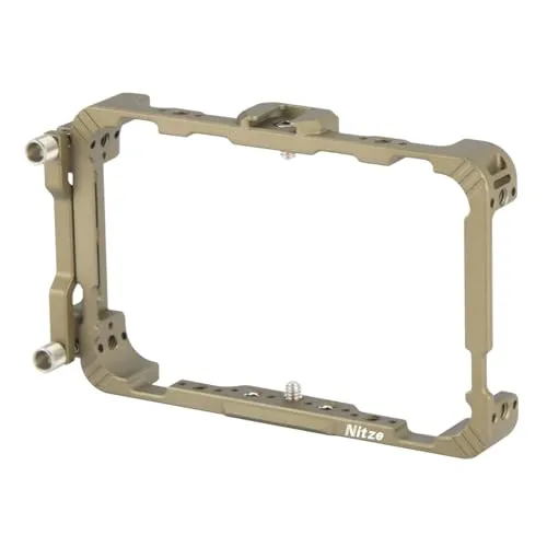 汎用モニターケージ Nitzeケージ HDMIケーブルクランプ付き Atomos Ninja/Ninja Ultra/Ninja V/Ninja V Plus/Shinobi/ZATO Connectモニターに対応