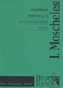 ピアノ 楽譜 モシュレス | コントラスト・グラン・デュオ 作品115 (2台8手) | Les contrastes Grando duo Op.115