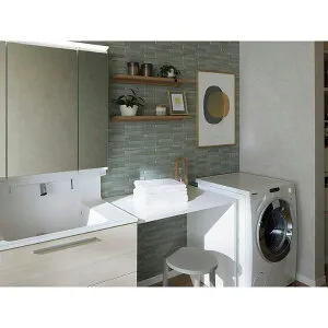 洗面台 LIXIL/INAX Crevi クレヴィ 奥行560タイプ ランドリーカウンター 間口W900×D533×H784mm カウンター調整範囲451～900mm RA-560N(900)/W リフォーム DIY 建材屋