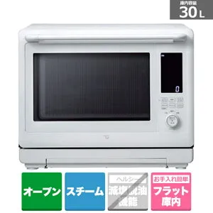 (長期無料保証)象印マホービン スチームオーブンレンジ EVERINO ES-LA30 WA ホワイト