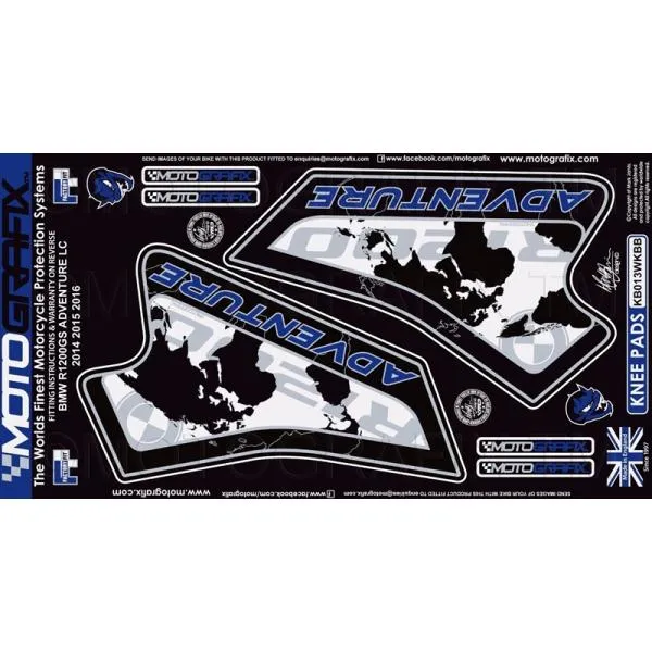 MOTO GRAFIX(モトグラフィックス) ボディパッド KNEE MT-KB013WKBB