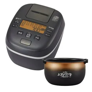 タイガー魔法瓶(TIGER) 炊飯器 5.5合 圧力IH式 ご泡火炊き少量旨火炊き オフブラック JPI-A100 KO