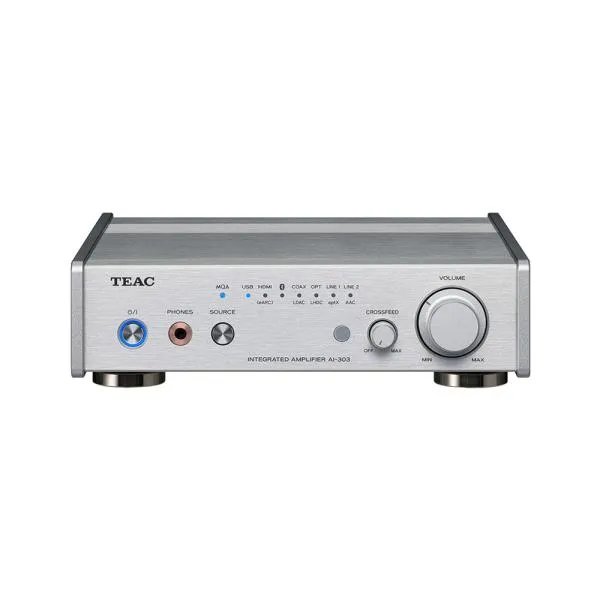 TEAC - AI-303/シルバー（HDMI・USB DAC・Bluetooth搭載プリメインアンプ）【在庫有り即納】