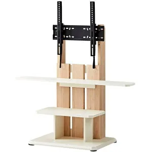 【沖縄・離島配送不可】【代引不可】壁寄せテレビスタンド 自立タイプ TVボード インテリア 家具 ナチュラル木目＆白木目 Swing WS-C590-NA