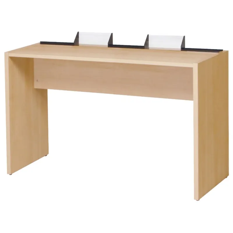 【抗菌加工】抗ウイルス記載台 ロータイプ 抗ウイルス・抗菌メラミン化粧板採用 衛生的 清潔 幅1200×奥行500×高さ830mm(天板高750mm)【SIAA】