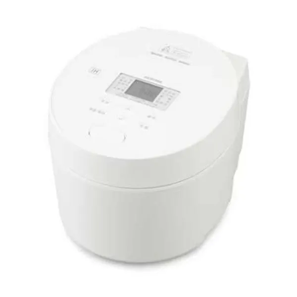 アイリスオーヤマ IHジャー炊飯器 3合炊き [炊飯ジャー 家電 銘柄炊き 白米 無洗米 玄米 ご飯 炊き上がりの食感] RC-ISA30-W ホワイト 爆買