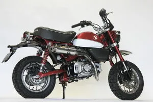 【国内メーカー Realize】 ホンダ モンキー125 (2BJ-JB02/8BJ-JB03) 前期後期対応 Realize エンプレス アップ マフラー ステンレス サイレンサー 説明書付き HONDA MONKEY125 モンキー 125 JB02 JB03 バイク カス