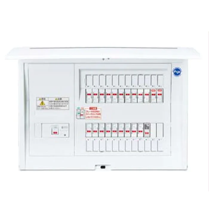 パナソニック BQE87302B2E2 住宅分電盤 コスモパネル 主幹75A 分岐30+2 分岐送りタイプ 露出・半埋込両用形 EV・PHEV充電回路20A・エコキュート対応20A・IH対応30A (BQE87302B2EVの後継品) Panasonic