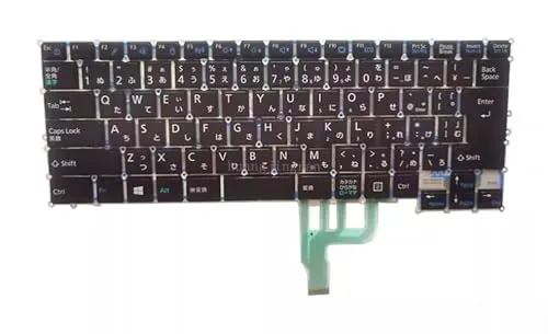交換用 FOR Fujitsu 富士通 LifeBook UH90/J3 FMVU90J3B FMVU90J3W 対応キーボード日本語 (ブラック)