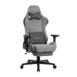VES-S1FTGY VESTEX グレー VESTEX S1 カラーファブリック フットレスト付 [ゲーミングチェア]