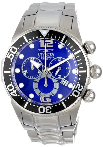 インヴィクタ Invicta Men's 14196 Lupah Chronograph Blue Dial Stainless Steel Watch [並行輸入品]