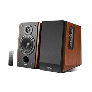 Edifier R1700BT アクティブスピーカー 2.0ch｜Bluetooth V5.1 66W RMS｜0.75 インチトゥイーター & 4 インチウーファー｜Bluetooth/AUX/RCA 接続｜PC/PS5/TV 対応 木製クラシック