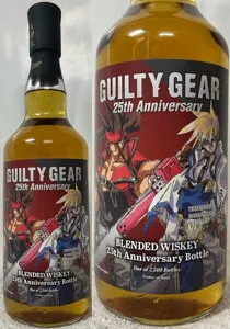 富山県:若鶴酒造株式会社 三郎丸 GUILTY GEAR ブレンデッドウイスキー 25周年記念ボトル 46度 700ml 箱無し