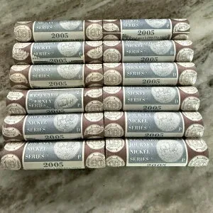 2005 P&D Bison Westward Journey ニッケルロール - 12 個セット-