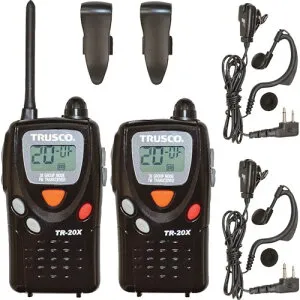 トラスコ中山（TRUSCO） 特定小電力トランシーバー 2台セット 【品番：TR-20X】
