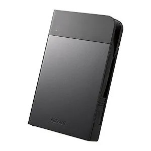 バッファロー ポータブルHDD 2TB USB3.1(Gen1)対応 耐衝撃 ブラック BUFFALO HD-PZF2.0U3-BKA