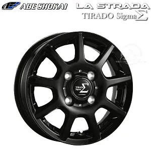 送料無料 4本N-VAN ハイゼット キャリー アクティ12インチ アルミホイール4.0J +42 JWL-T 4穴 PCD100軽トラック 軽バンラストラーダ シグマグロスブラック