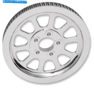 クロームパーツ クロームリアドライブベルトプーリ66歯66Tハーレーソフト2007-2017 Chrome Rear Drive Belt Pulley 66 Tooth 66T Harley Softail 2007-2017【並行輸入品】