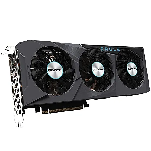 GIGABYTE GeForce RTX 3070 Ti Eagle OC 8Gグラフィックスカード、WINDFORCE 3X冷却システム、8GB 256ビットGDDR6X、GV-N307TEAGLE OC-8GD ビデオカード。