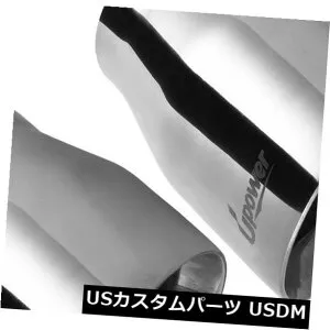 マフラーカッター アングルカット3インチインレット4インチアウトレット5インチロングエキゾーストチップ上の2個のSUS304溶接部 2Pcs Polished SUS304 Weld On Angle Cut 3 Inlet 4 Outlet 5 Long Exhaust Tip 【並