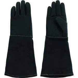 【メーカー在庫あり】 (株)マックス マックス 300℃対応耐熱手袋 ロング フリー MZ632BK HD店