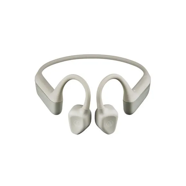 オーディオテクニカ ワイヤレス ヘッドホン 軟骨伝導オープンイヤ ノイズリダクション IPX4 最大20時間 USB-C ATH-CC500BT2 BG ベージュ系