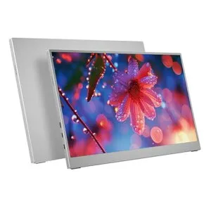 Azeyouモバイルモニター15.6インチ1920*1080モバイルディスプレイ金属製ポータブルモニターIPS液晶パネル6mm薄型超軽量自立型スタンドUSBType-CミニHDMI