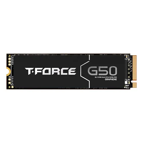 TEAMGROUP T-Force G50 512GB SLC キャッシング 3D TLC NAND NVMe InnoGrit PCIe Gen4x4 M.2 2280 ゲーミングSSD 超薄型グラフェンヒートスプレッダー付き PS5 読み取り/書き込み