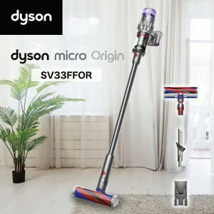 ダイソン Dyson サイクロン式スティッククリーナー 充電式 パワーブラシタイプ シルバー/アイアン/ニッケル ハンディ掃除機 軽量 充電式 Dyson Micro Origin ダイソン SV33FFOR