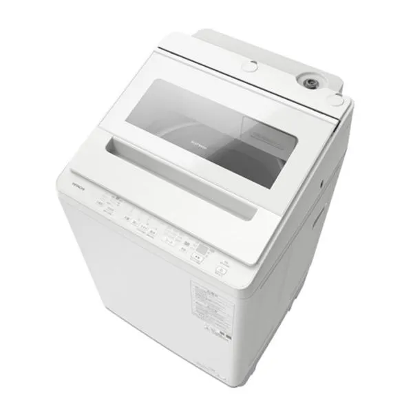 日立 全自動洗濯機 10kg ビートウォッシュ BW-V100M-W ホワイト