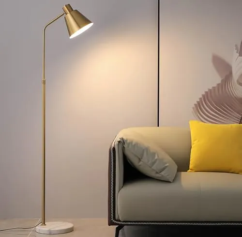 Aerlife フロアライト 北欧 間接照明 E26口金 フロアランプ 調色 おしゃれ スタンドライト 角度調整可能 電気スタンド 高さ調整可能 floor light LED ランプ リビングルーム floor lamp 読書灯 インテリア 寝室 LED