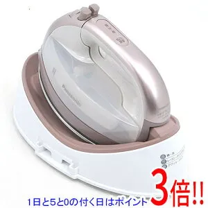 【延長保証対応!!】【1日と5.0のつく日、18日はポイント3倍！】【新品訳あり(箱きず・やぶれ)】 Panasonic コードレススチームアイロン NI-WL709-PC ピンクベージュ
