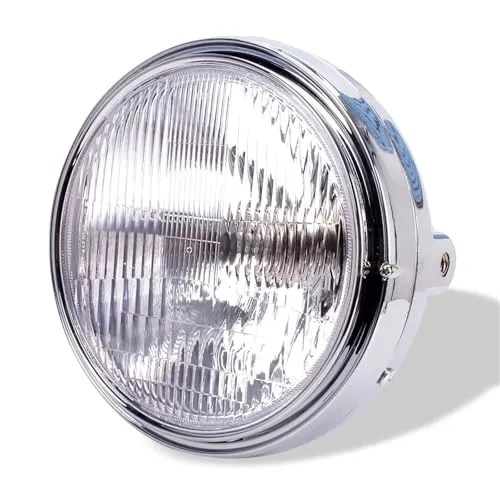 ヘッドライト オートバイ用ヘッドライト／ヘッドランプ に適合するスズメバチ CB400 CB500 CB600 CB1300 に適合するVTR250 CB250 に適合するVTEC400 ランプ(1 piece Silvery)