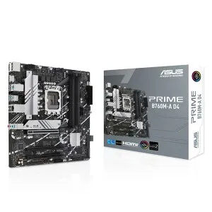 ASUS PRIME B760M-A D4 intel 第14・13・12世代 CPU対応 LGA1700 B760 搭載 DDR4 mATX マザーボード