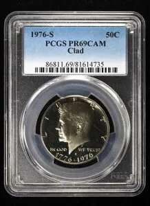 1976-S ケネディ ハーフダラー プルーフ 50C PCGS PR69DCAM