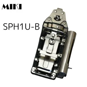 【三貴】 【MIKI】 BXハッカーケース SPH着脱タイプ SPH1U-N SPH1U-B ハッカー、カッター、マーカー(チョーク)、折尺 4連差し 白革 黒革