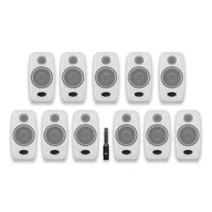 iLoud Micro Monitor Pro White Immersive Bundle(11本セット・イマーシブバンドル)(ホワイト)(アイラウド)(ARCルーム補正機能内蔵モニタースピーカー) IK Multimedia (新品)