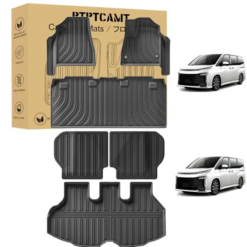 フロアマット 車用品 トヨタ VOXY NOAH ヴォクシーノア 90 系専用 フロアマット＆ラゲッジルームマット 対応 7人乗り専用(2022年~現行) TPE素材 汚れ防止耐摩擦キズ防水滑り止め 防止取り付け簡単 インテリア アクセサリーカー用品 6P