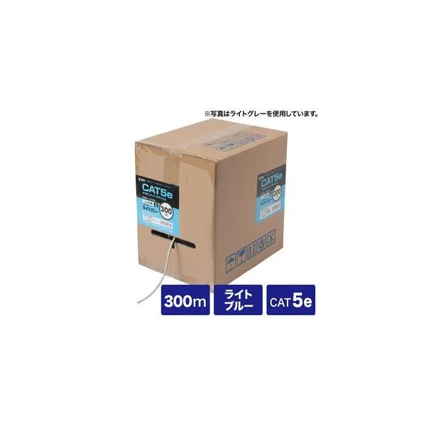 サンワサプライ カテゴリ5eUTPより線ケーブルのみ KB-T5Y-CB300LBN