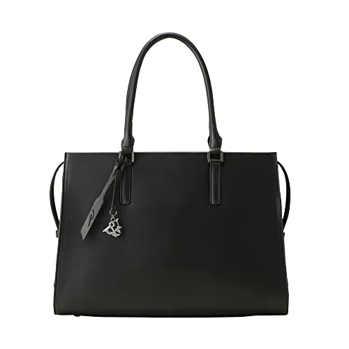 [ダブルアンド デイナイト] トートバッグ トッテン スクエアトート A4サイズ 13.3inchPC収納 No.11753 1100g ビジネスバッグ 通勤 レディース ブラック W42 ×H29 ×D14 cm