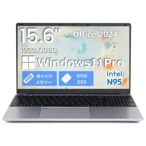 新品 ノート パソコン Office 搭載 PASOECO pr1597 15.6型 CPUインテル N95 Windows11pro MS Office 2024 極軽・極薄