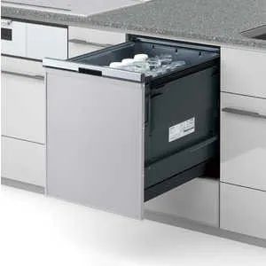 パナソニック Panasonic ビルトイン食器洗い乾燥機 Bシリーズ ［6人用 / ディープ(深型)タイプ ］ シルバー (宅配商品) NP-45BD1S