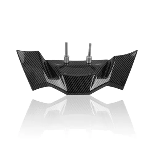 フロントスポイラーウィング に適合するF900R 2021-2024 オートバイ空力フェアリングウイングレットフロントスポイラー(Carbon Fiber Pattern)