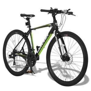 カノーバー(CANOVER) クロスバイク 自転車 21段変速 ディスクブレーキ CAC-027-DC ATHENA マットブラック/ホワイト